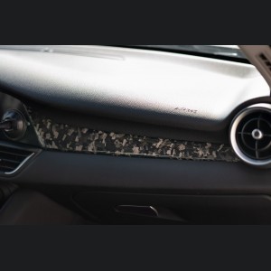 Alfa Romeo Giulia Dash Trim Kit - Carbon Fiber - Forged Carbon - Feroce Carbon